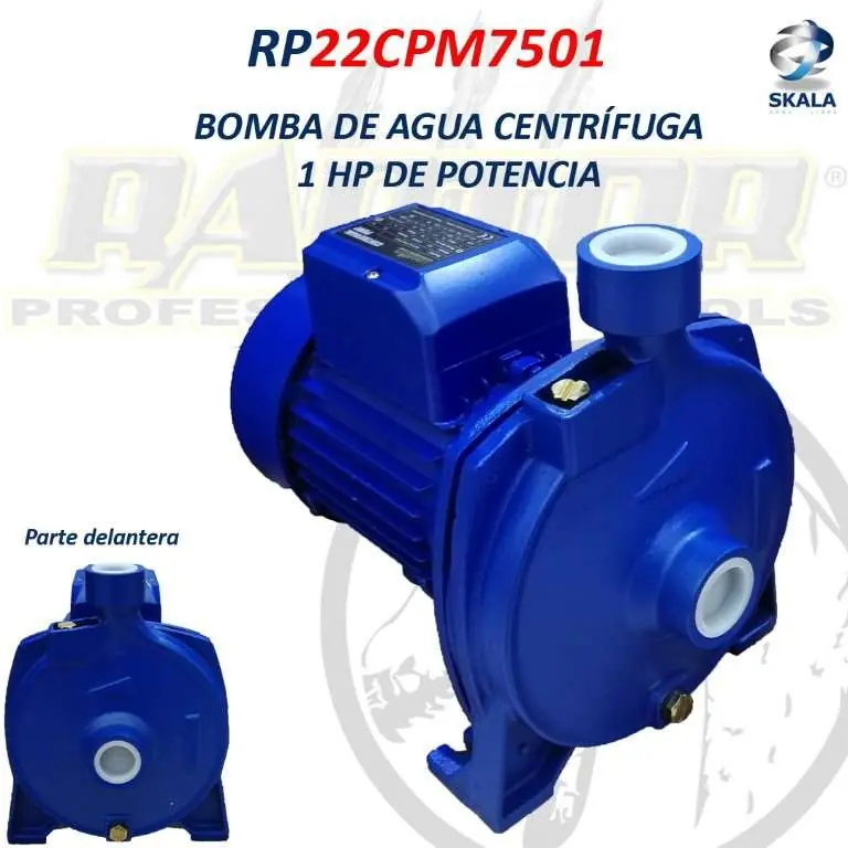Bomba de agua centrífuga 1 HP – 750 W