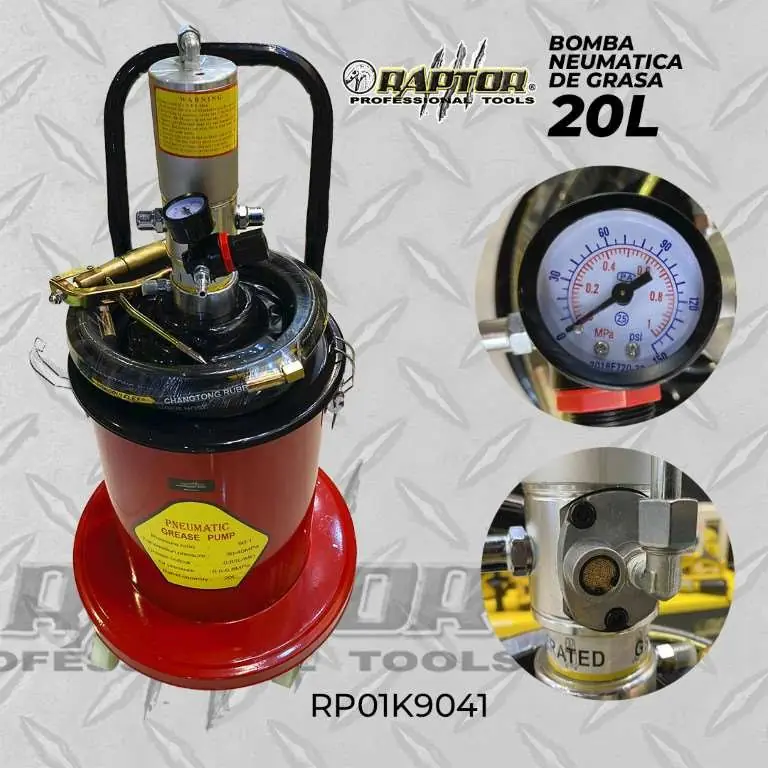 Bomba neumática de grasa 20 L