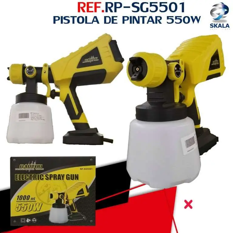 Pistola para pintar 550 W – 1 L