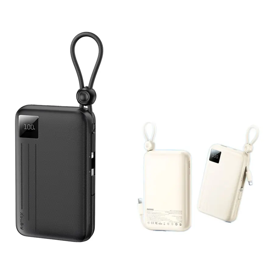 Remax 22.5W Powerbank Carga Rápida con Doble Cable 20000mAh