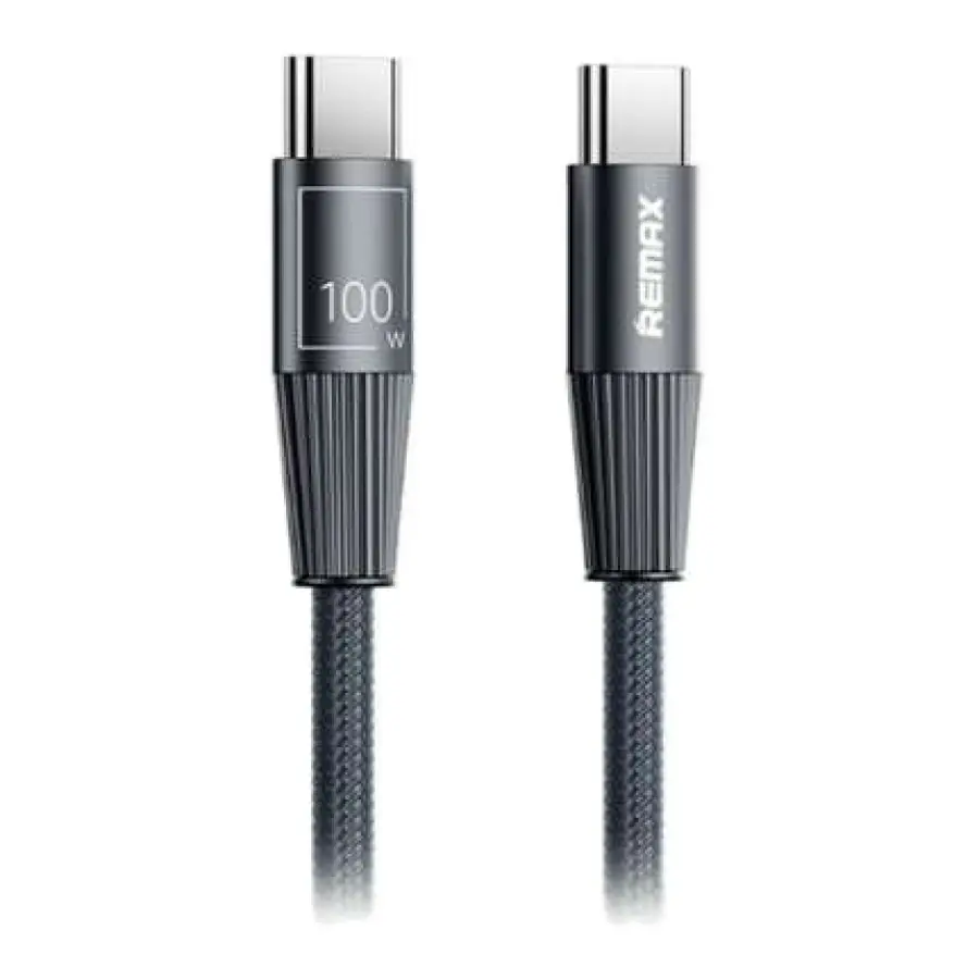 Remax Infinity Series 100W Cable de Datos Trenzado de Aleación de Zinc, Carga Rápida 1.2m