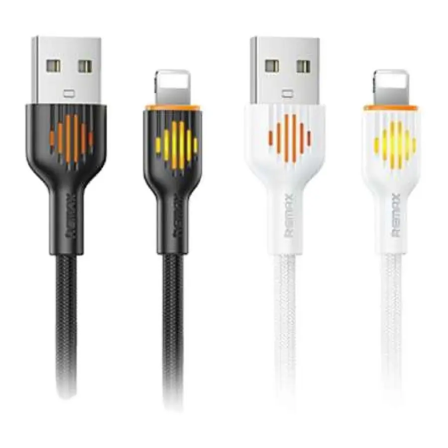 Remax Moka Series 2.4A Cable de Datos de Carga Rápida Luminiscente 1m (A-L)
