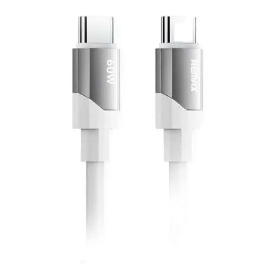 Remax Kyecha Series 60W Cable de Datos de Silicona Líquida Totalmente Compatible de Carga Rápida 1.2m (C-C)