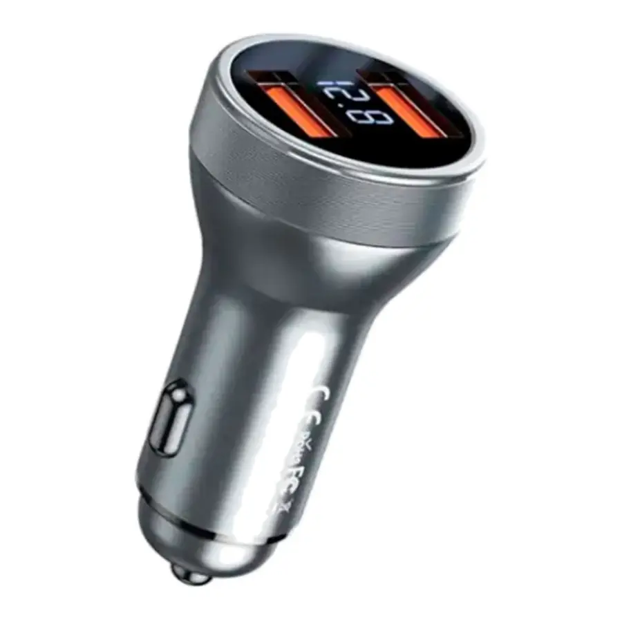 Cargador de Auto de Aluminio Linsey Series 45W QC3.0 2A Multi-Compatible