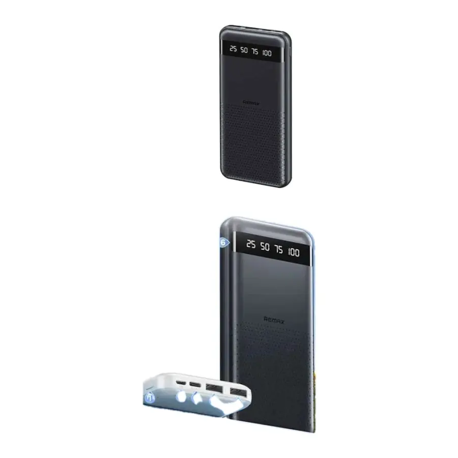 Remax Hintom 2.4A Cargador Rápido Power Bank 10000mAh