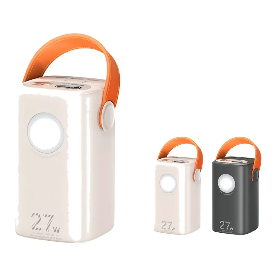 Power Bank para Exteriores Serie Gutitan de 60,000mAh con Luz y Carga Rápida 27W + 22.5W