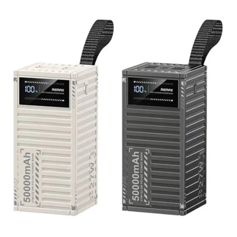 Power Bank Serie Container de 50,000mAh con Carga Rápida PD 27W + QC 22.5W