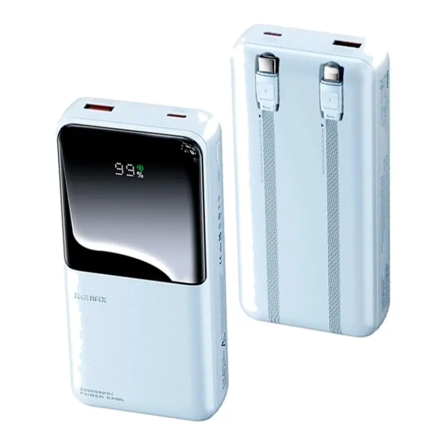 Cynlle Series Power Bank 20000mAh PD20W + QC22.5W con 2 Cables