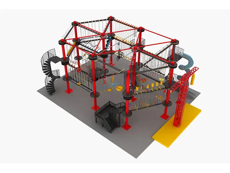Circuito de cuerdas · 0.8 × 2 × 0.7 m