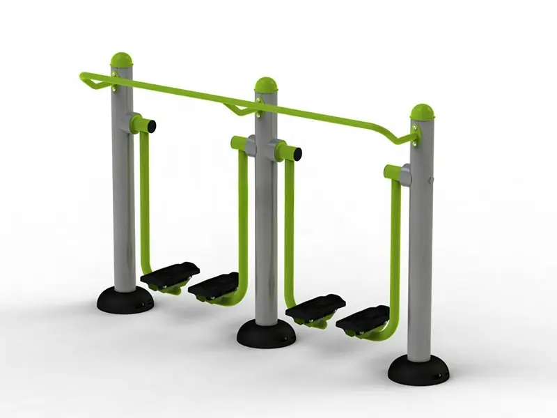 Equipo de gimnasio al aire libre · Serie 114 · 2.16 × 0.52 × 1.36 m · Modelo 0035