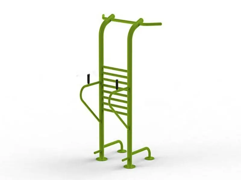 Equipo de gimnasio al aire libre · Serie 114 · 1.41 × 1.28 × 2.38 m