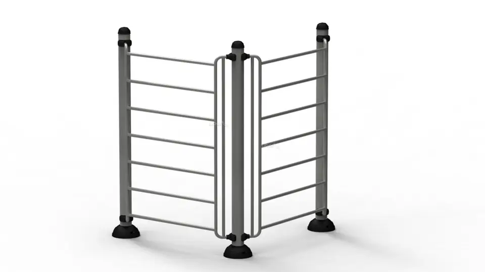 Equipo de gimnasio al aire libre · Serie 127 · 1.83 × 1.83 × 2.26 m