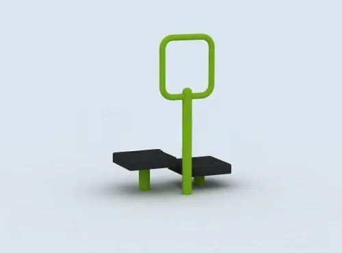 Equipo de gimnasio al aire libre · Serie Gravity · 40 × 90 × 140 cm