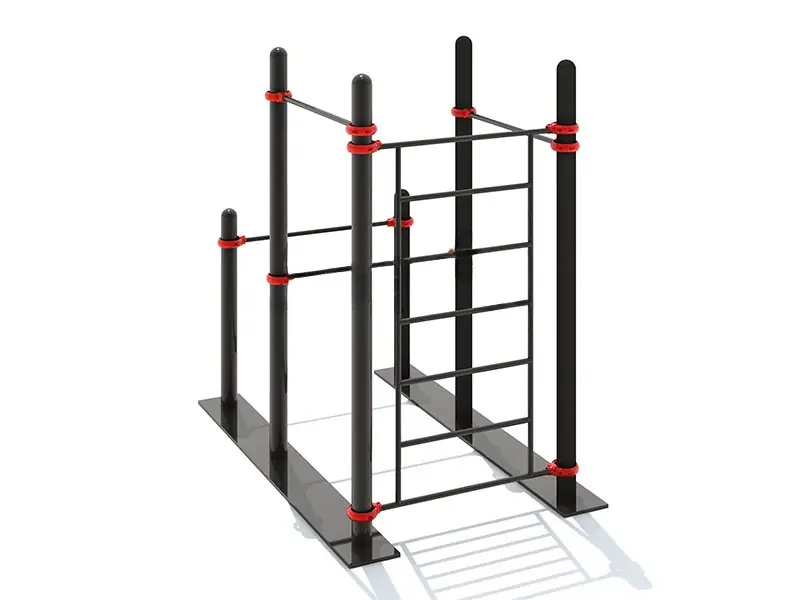 Estación de street workout · 2.2 × 1.66 × 2.52 m