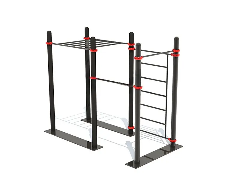 Estación de street workout · 3.5 × 1.66 × 2.52 m