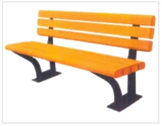 Banca para parque · Modelo 0007