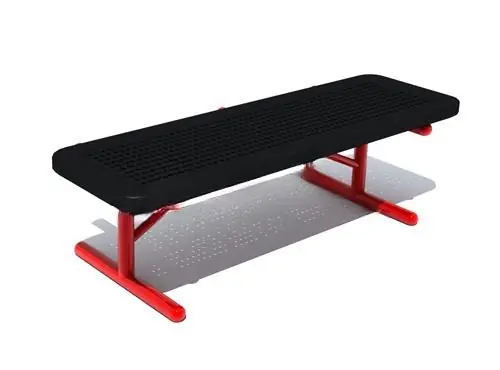 Banca para parque · 180 × 40 × 45 cm