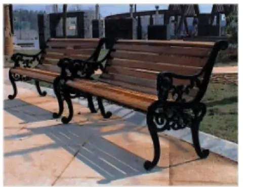 Banca para parque · 130 × 40 × 70 cm