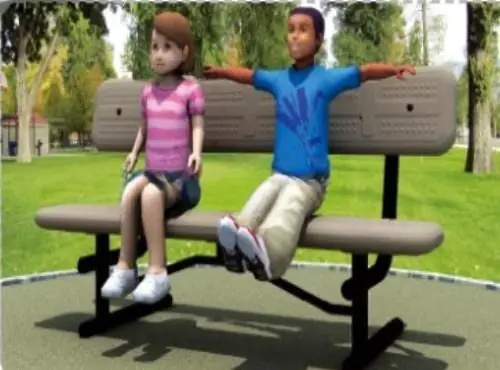 Banca para parque · 180 × 60 × 92 cm