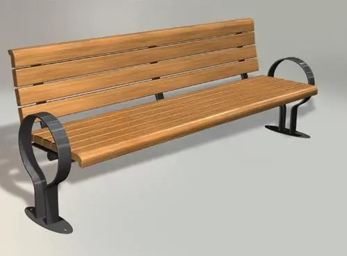 Banca para parque · Modelo 0040