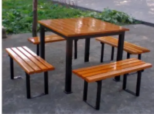 Banca para parque · 2 × 2 × 0.78 m