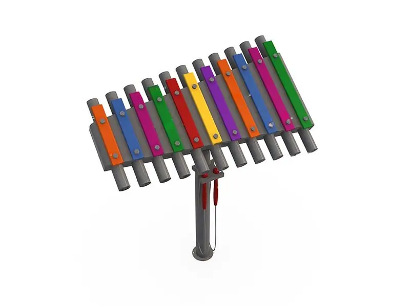 Instrumento musical para exteriores · 100 × 50 × 115 cm