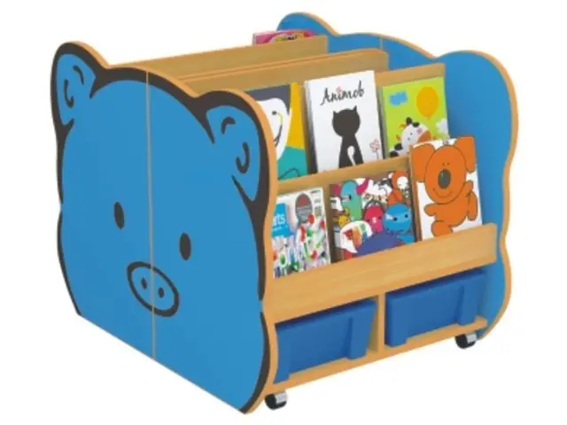 Mueble organizador de juguetes · 60 × 75 × 60 cm