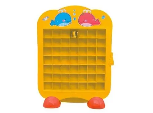 Mueble organizador de juguetes de plástico · 81 × 20 × 104 cm · Modelo 0062