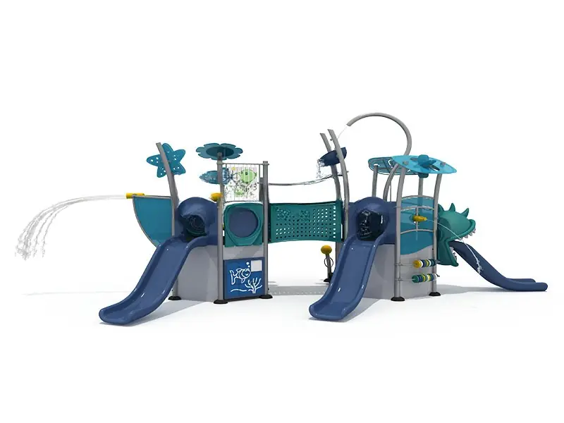 Parque acuático infantil · 9.7 × 5.8 × 4.8 m