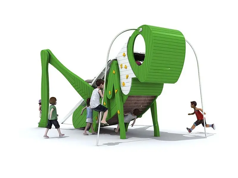 Playground paisajístico · 8.6 × 4.1 × 3 m