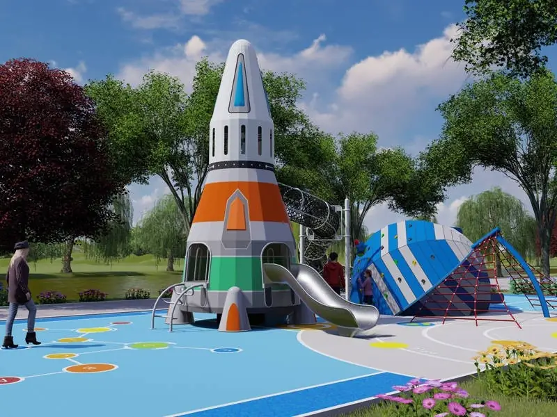 Playground paisajístico · 12 × 7 × 6.4 m