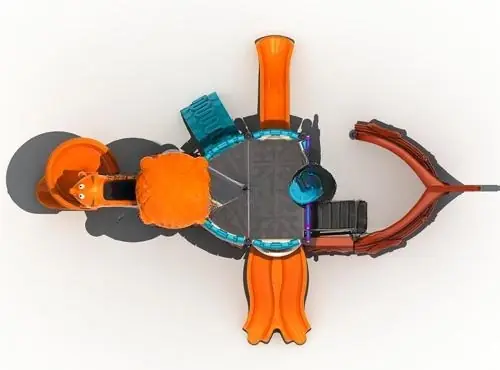 Playground exterior Serie Barco pirata · 8.63 × 7.46 × 4.9 m