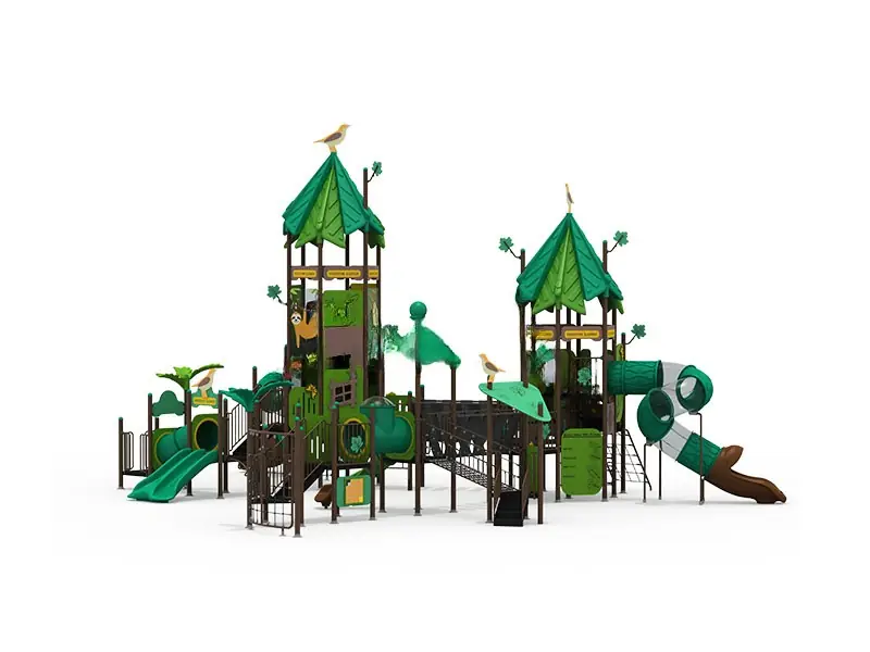 Playground exterior Serie Bosque · 16.5 × 14 × 9.1 m
