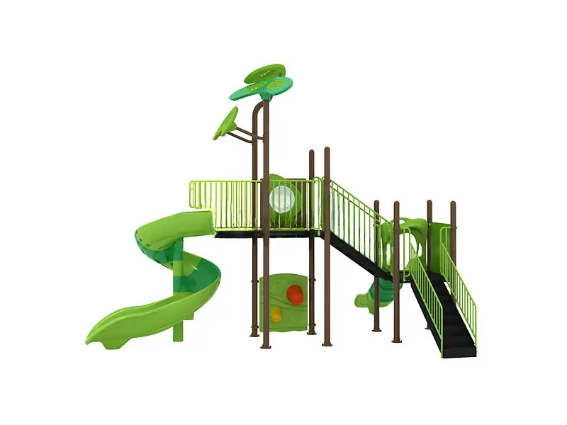 Playground exterior Serie Bosque · 7 × 4.9 × 5.4 m