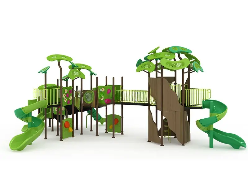 Playground exterior Serie Bosque · 9.4 × 14.1 × 5.55 m