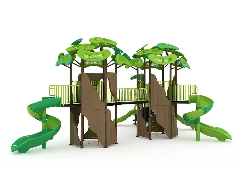 Playground exterior Serie Bosque · 11.25 × 11.58 × 5.55 m