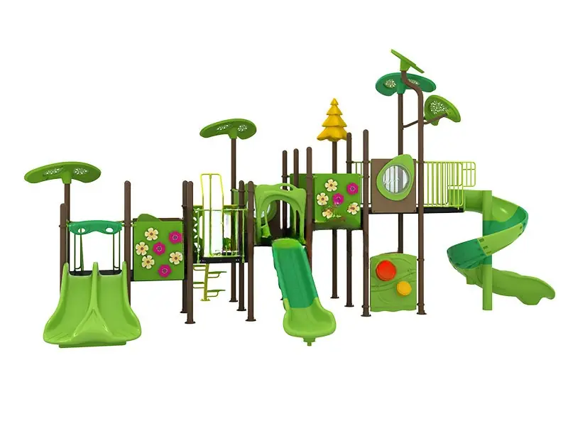 Playground exterior Serie Bosque · 11.05 × 5.68 × 5.4 m