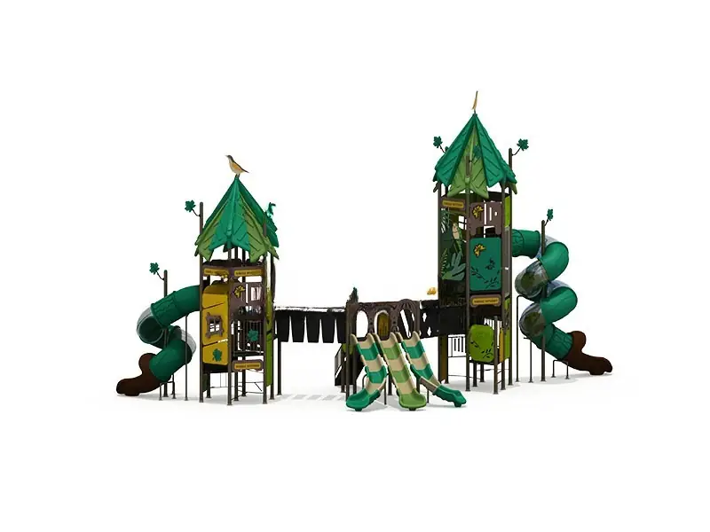 Playground exterior Serie Bosque · 16.5 × 7.4 × 8.9 m