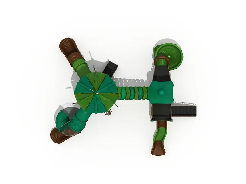Playground exterior Serie Bosque · 8.9 × 7.4 × 7.4 m