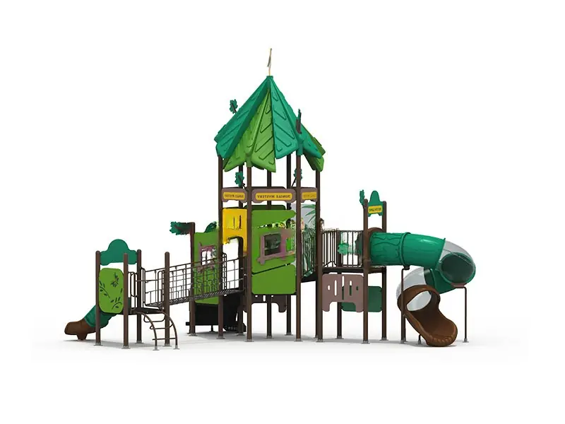 Playground exterior Serie Bosque · 7.9 × 7.5 × 7.3 m