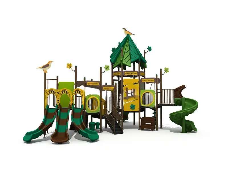 Playground exterior Serie Bosque · 10 × 7.4 × 7.1 m