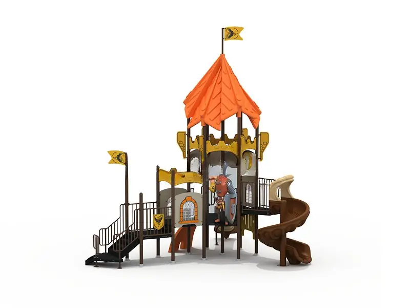 Playground exterior Serie Castillo · 6.9 × 6.3 × 7.6 m