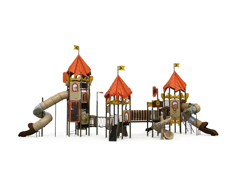 Playground exterior Serie Castillo · 19 × 8.1 × 9.2 m