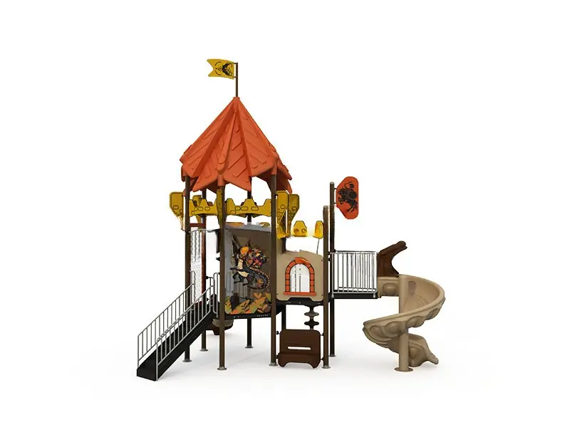 Playground exterior Serie Castillo · 6.5 × 5.4 × 7.3 m