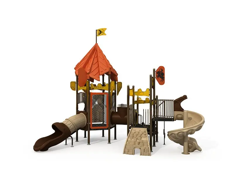 Playground exterior Serie Castillo · 8.2 × 5.8 × 7 m