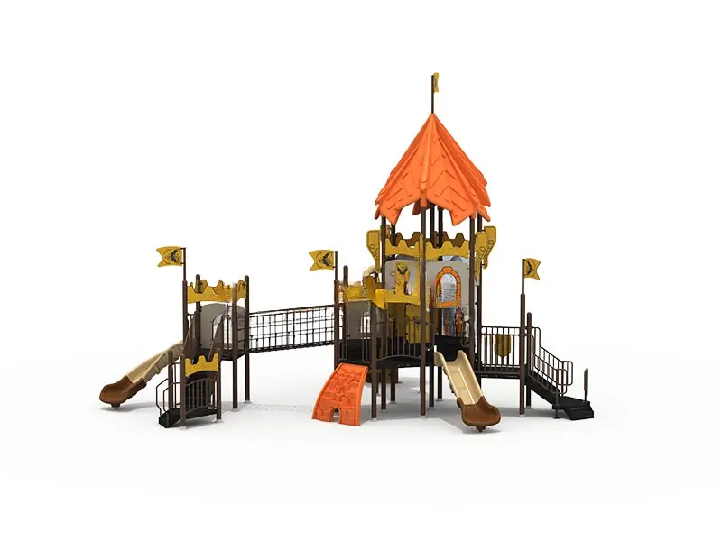 Playground exterior Serie Castillo · 11.2 × 8 × 7.6 m