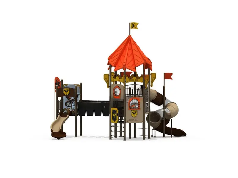 Playground exterior Serie Castillo · 7.8 × 7.1 × 8.1 m