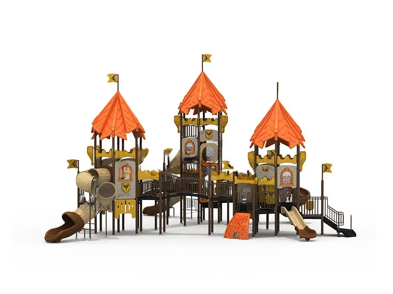 Playground exterior Serie Castillo · 15 × 14.5 × 9.2 m