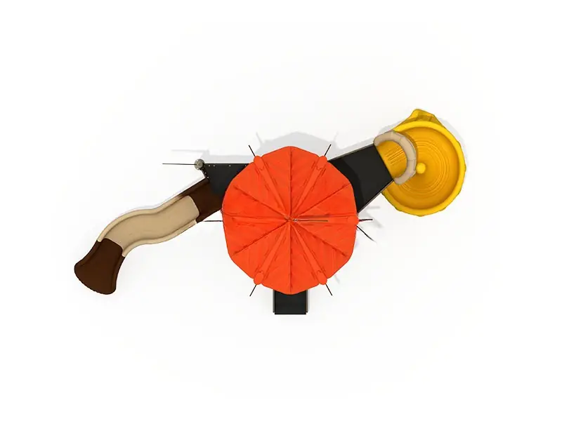 Playground exterior Serie Castillo · 7.5 × 3.7 × 8.1 m