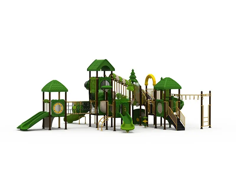 Playground exterior Serie Clásica · 12.8 × 9.8 × 4.9 m